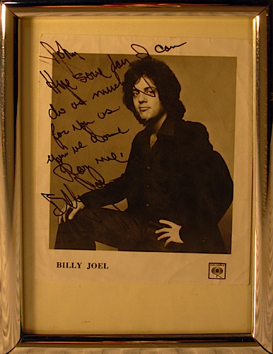 Billy Joel - signed photo